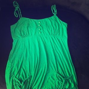Arden B Green Cover Up Dress